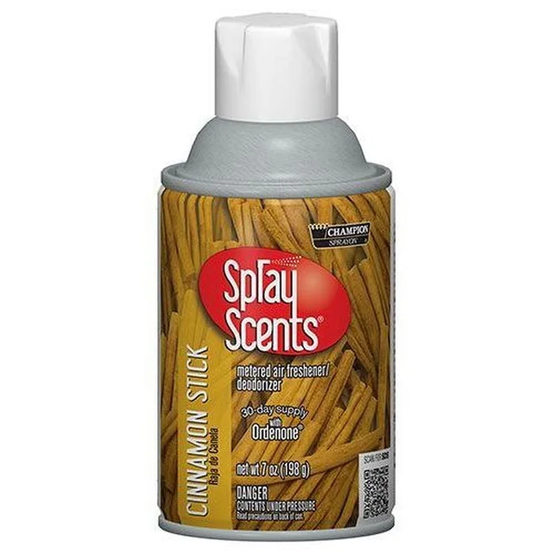 SprayScents Cinnamon Stick Metered Air Freshener, 7 Ounce Aerosol -- 12 per case.